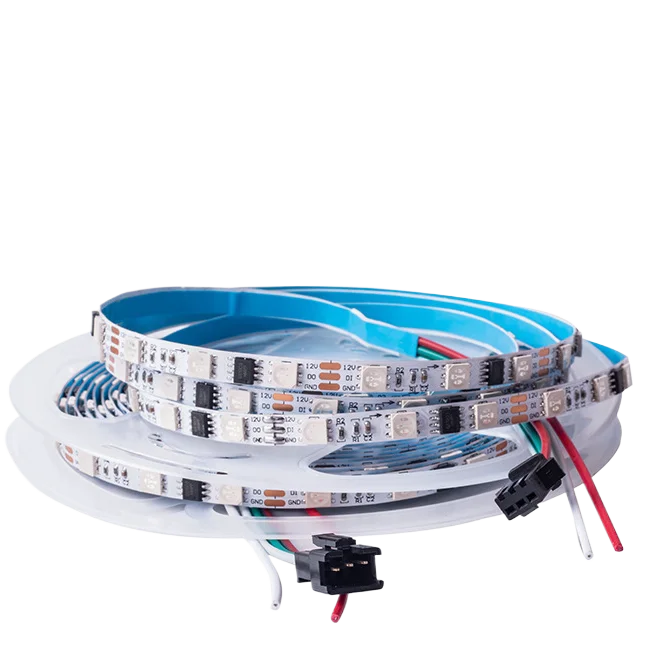 LED-Schmalplatte, bunte Lichtleiste, 6 mm breit, 12 V/24 V, Lauflichteffekt, SMD 5050 RGB und WS2811, IP20-Schutzart, Lichtleiste, lineare Beleuchtung