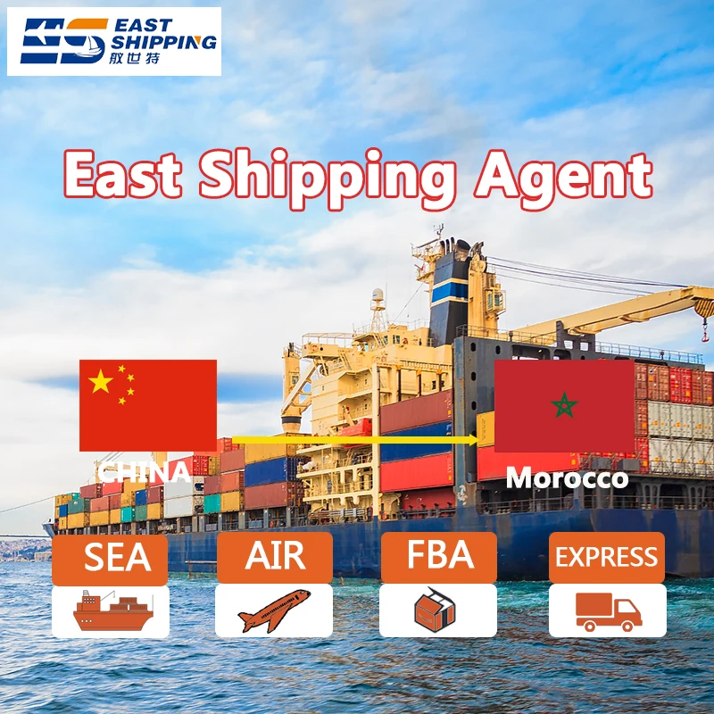 East Forwarder Cargo Ship Shipping China To Morocco Freight Forwarder Ddp Container Shipping Sea Freight To Morocco From China
