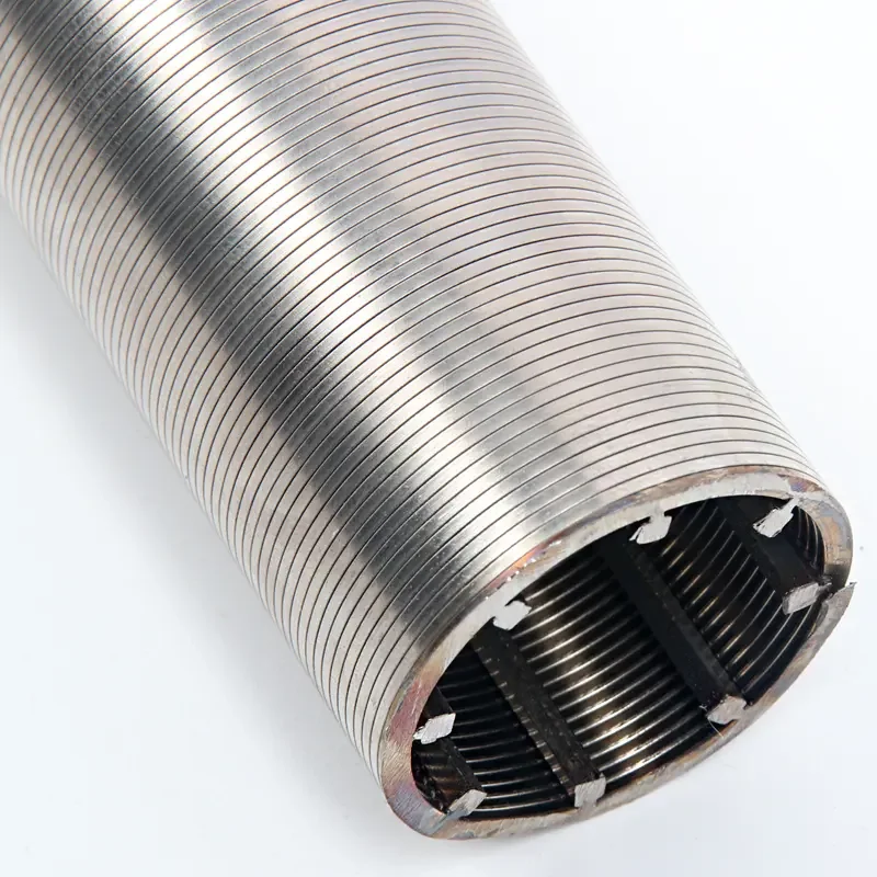 product-750-750 Customized wedge wire water filter well screen pipe Fecal sludge dehydrator screen bucket solid liquid separator screen