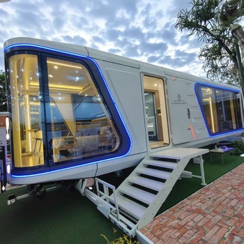 Integrated Solar Container Housing for 2 Bedroom Prefab House Steel Toilets for Warehouse Exterior Bathroom Living Room Dining