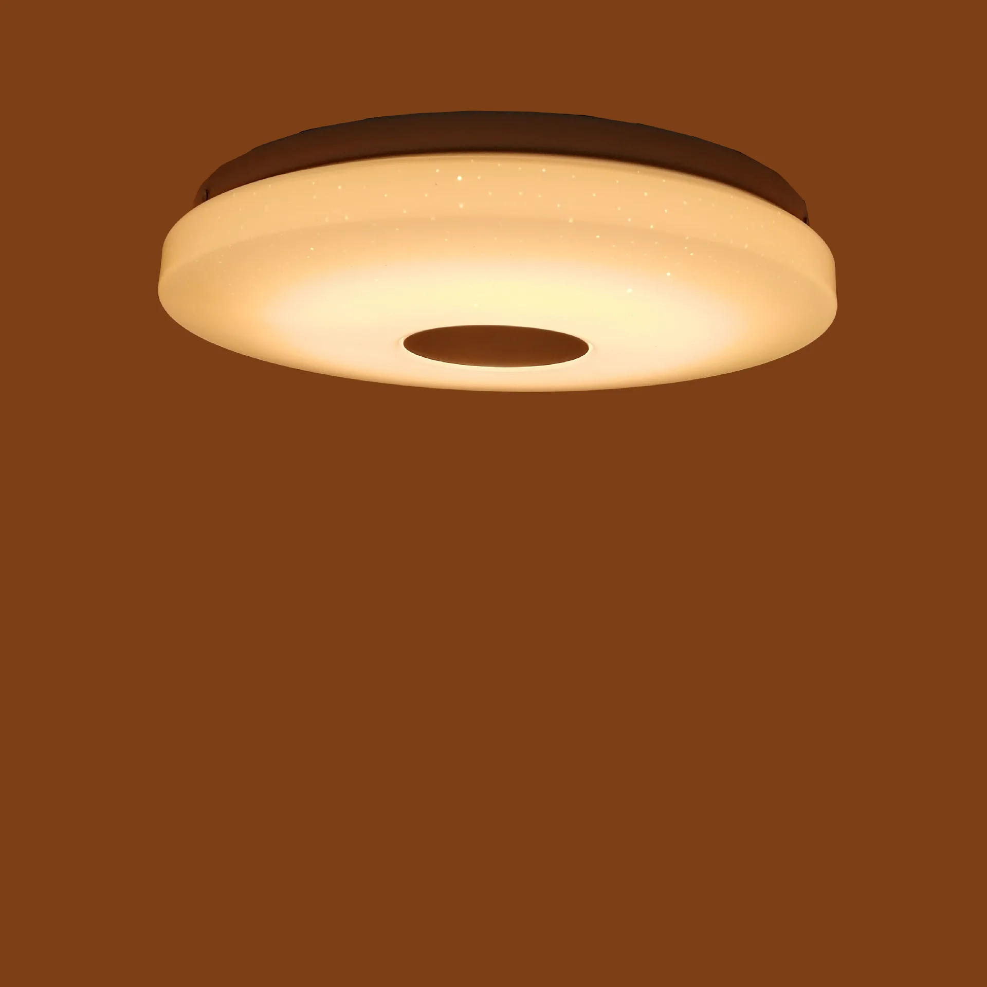 Современный утопленный RGB светодиодный потолочный светильник, домашнее освещение, APP Wi-Fi BT, музыкальный умный потолочный светильник для спальни, Круглый музыкальный потолочный светильник
