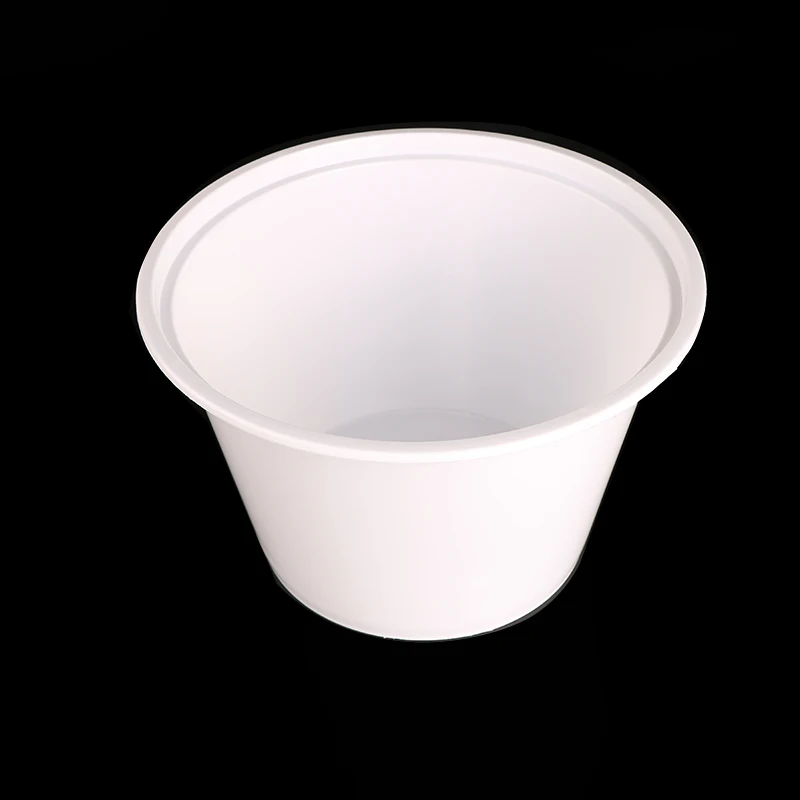 1750 мл 62 унции молочно-белые круглые пластиковые ведра для попкорна с крышкой 200 шт. в каждой коробке