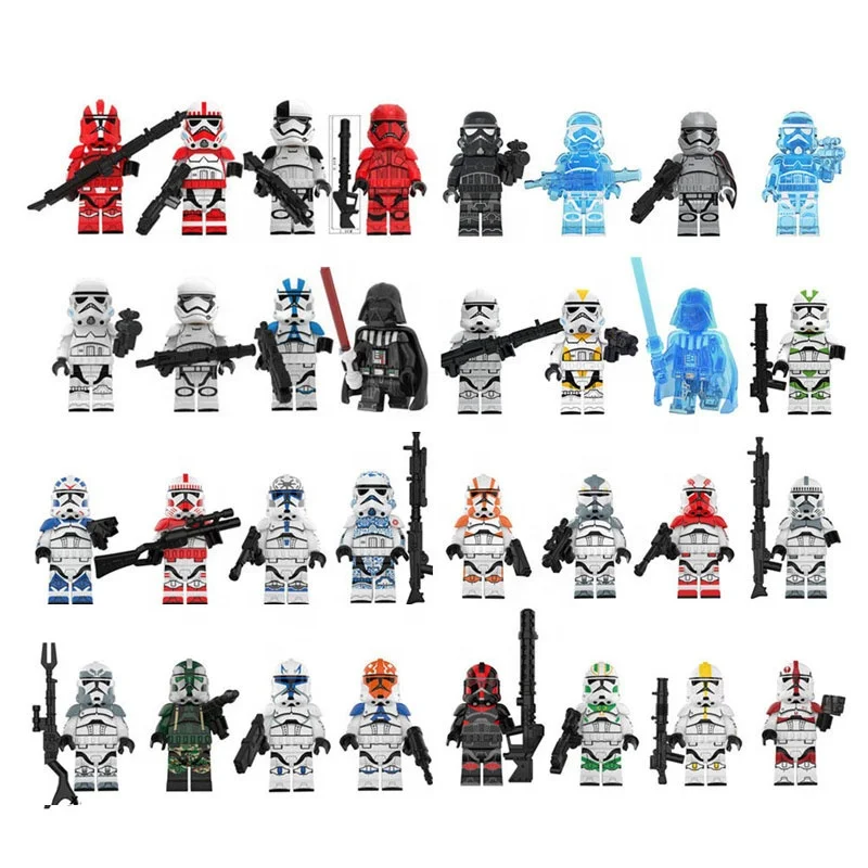 Kt1059 Kt1045 Kt1064 Kt1034 New Movie Clone Trooper Soldiers Darth ...