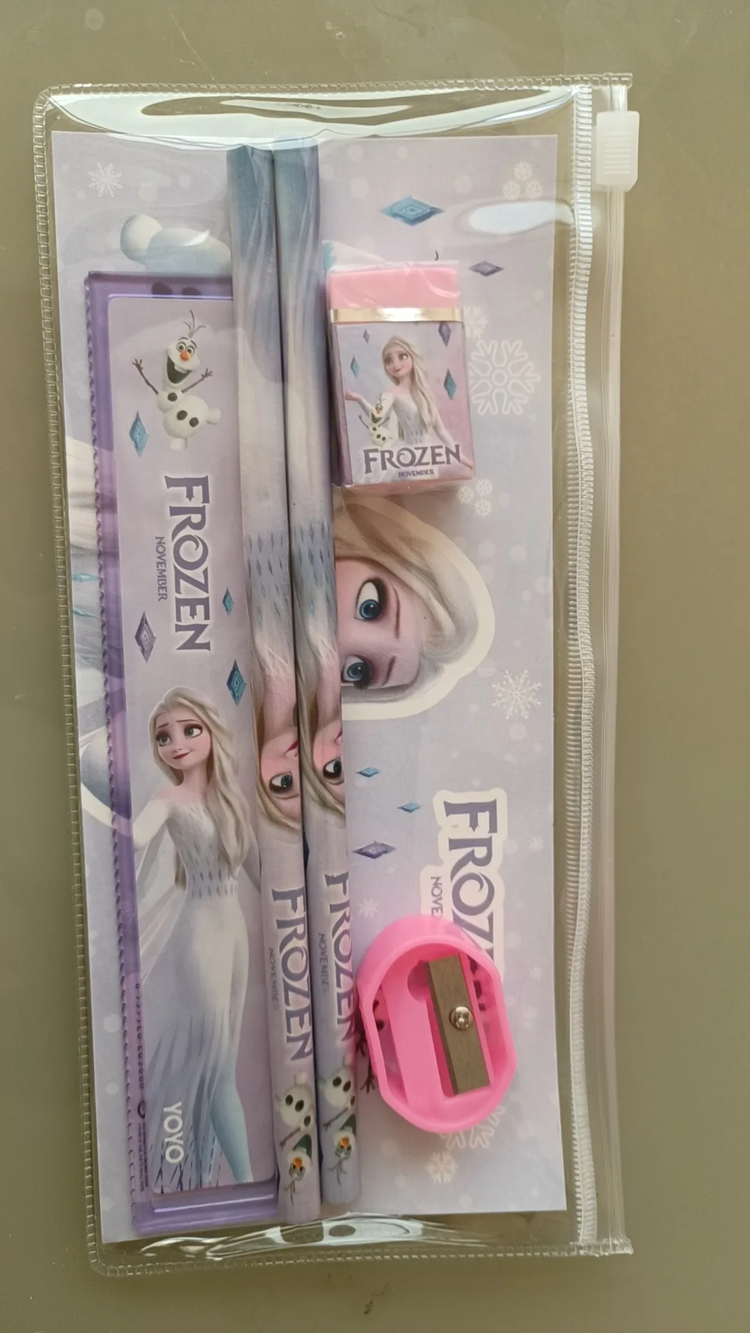 Student Graduation Stationery Gift Children Cartoon Kindergarten School Supplies Gift Box Set Pvc Zipper Bag