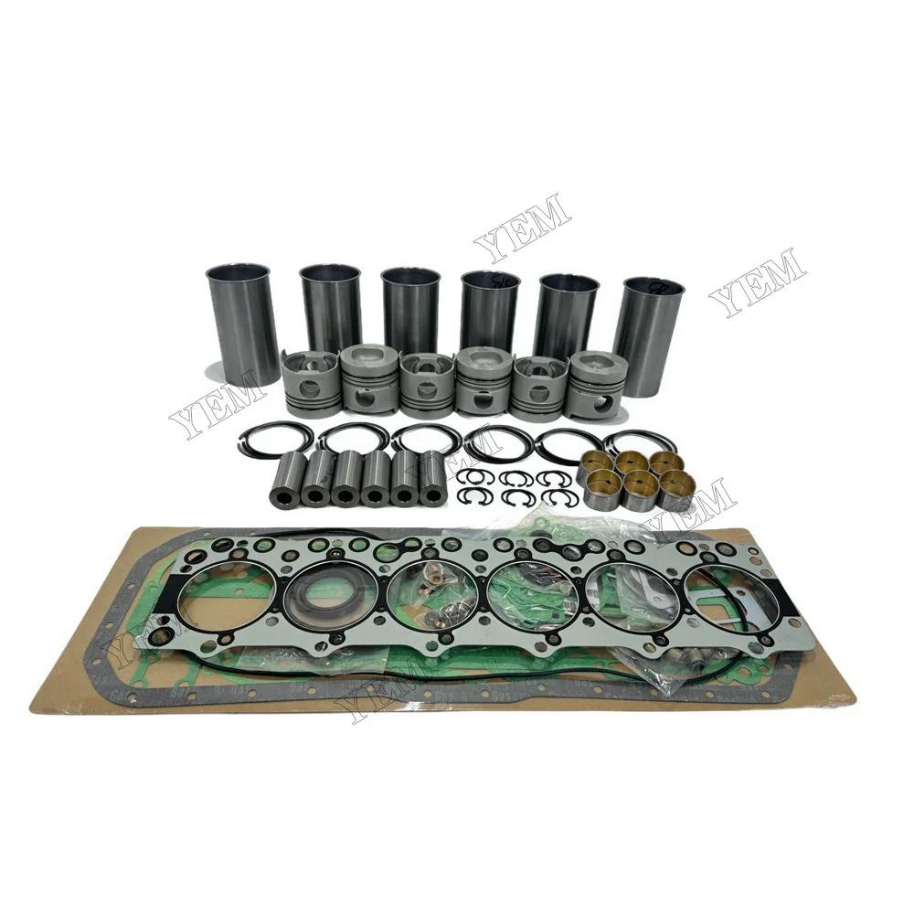 Overhaul Kit With Gasket Set Compatible for Isuzu 6BD1 Fast Delivery Engine Parts 4