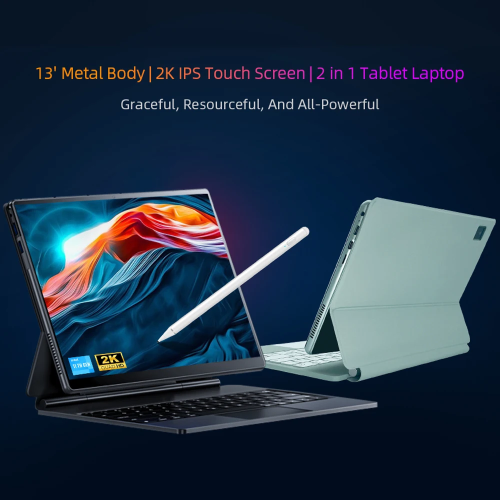 Best Intel Tablet Pc Window s 11 16GB 512GB SSD 13 Inch Computer Notepads 2 in 1 LAPTOP NOTEBOOKS Linux Tablet PC Tablets