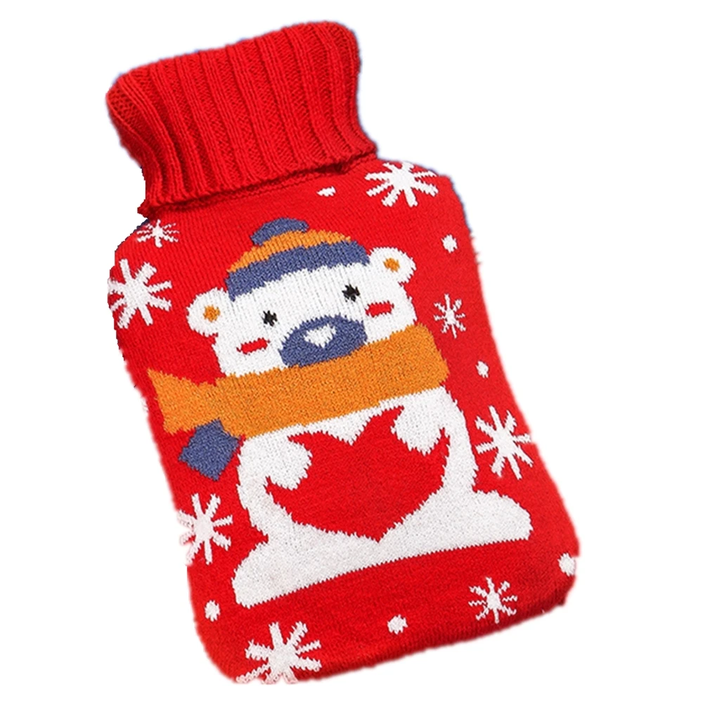 1000 мл впрыска воды милые бутылки горячей воды теплый подарок мешок горячей воды для талии массаж