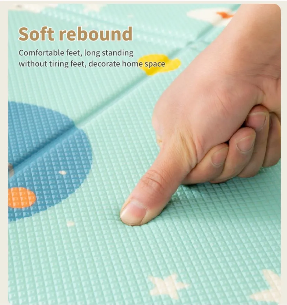 Foldable Baby Playmat Pvc Playmat Soft Crawling Mat Soft Play Mat Pvc