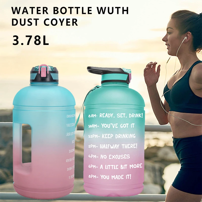 Buy Wholesale China Gallon Motivational Water Bottle 3.78l