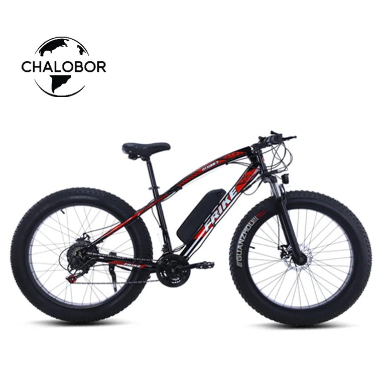 250W Brushless Electric Mountain Bike with Lithium Battery 21 Speed