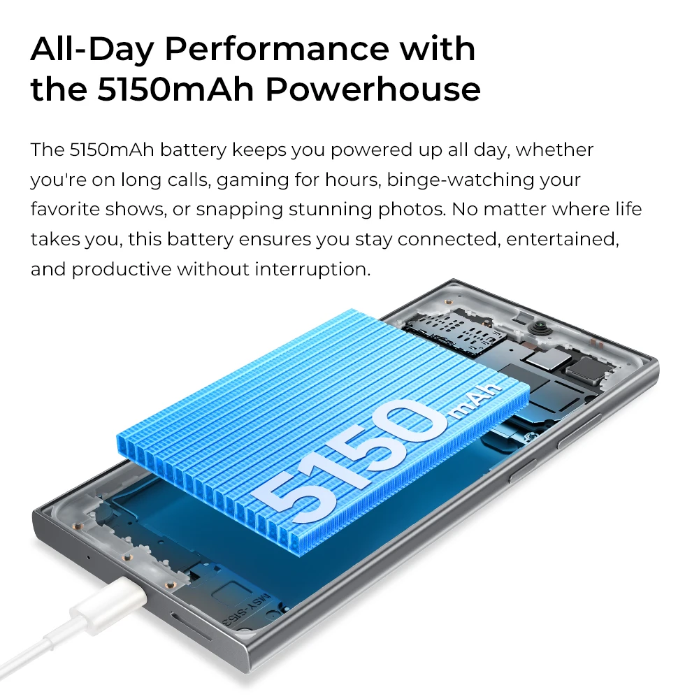 OUKITEL C62 PRO Dual Screen Smartphone - 6.88 Inch Main Display