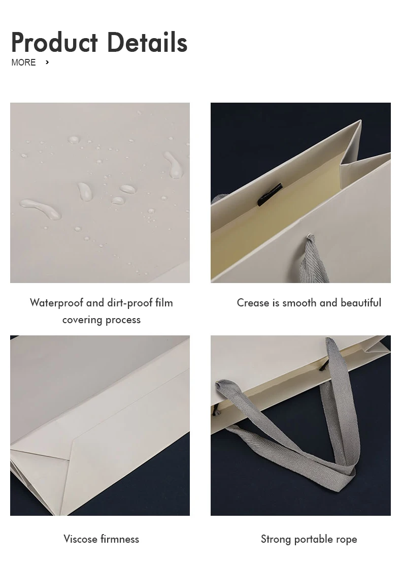 Custom Printed Paper Bags No Minimum Luxury Matt Black Gift Bags Eco