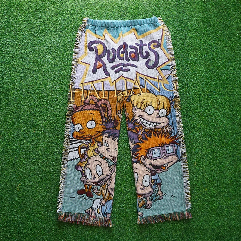 New Wholesale Street Wear Custom Tapestry Pants Plus Size Mens Rug