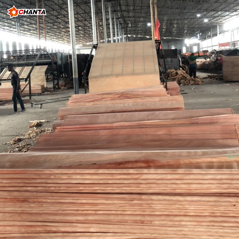 Factory Direct Sales 1270*2500 Customize Composite Rotary Cut Okoume Wood Face Veneer From Gabon