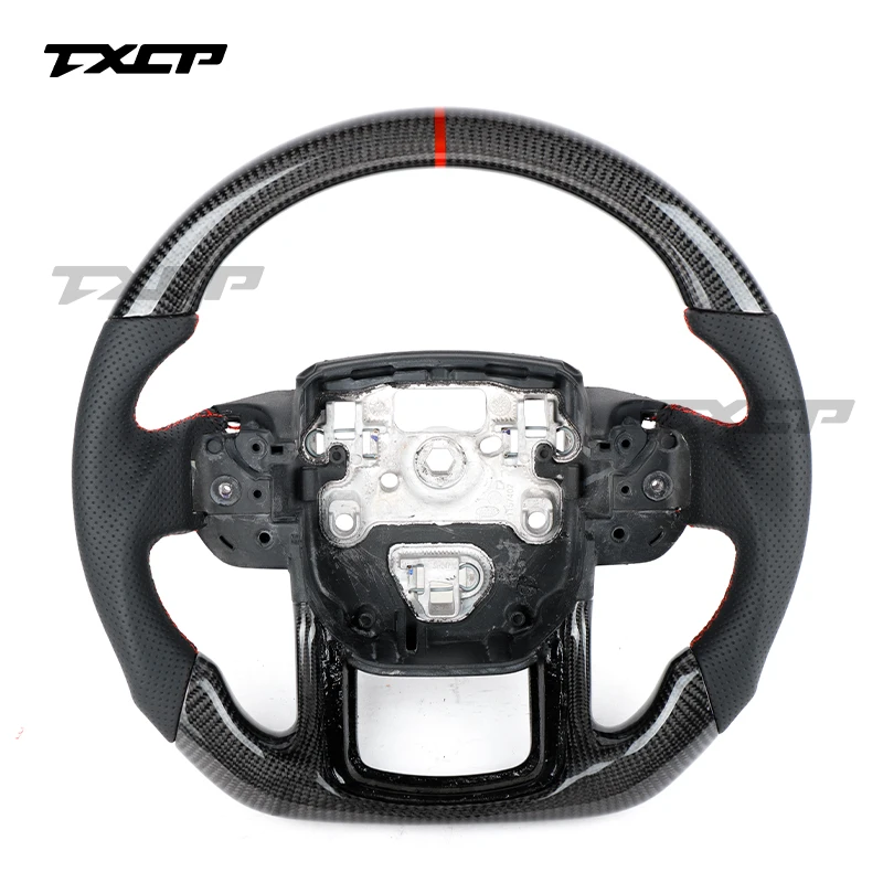 Custom Alcantara Led Carbon Fiber LED Steering Wheel Fit for Land Rover Racing Wheel Convertible