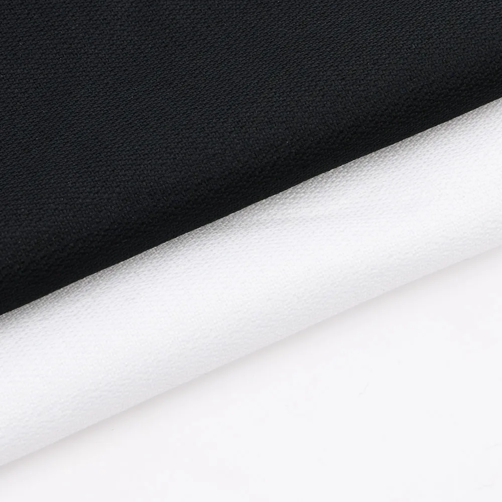 100d*200d Polyester Fusible Twill Woven Interlining Fabric For Garment ...