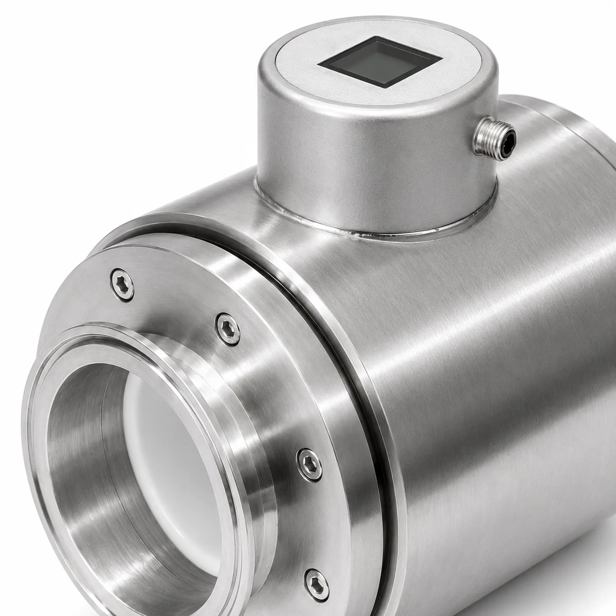 FMX400 High Flow Magnetic Water Flow Meter DN65 DN80 Stainless Steel 304 Digital Mag Meter for Data Center Ring Cooling Network
