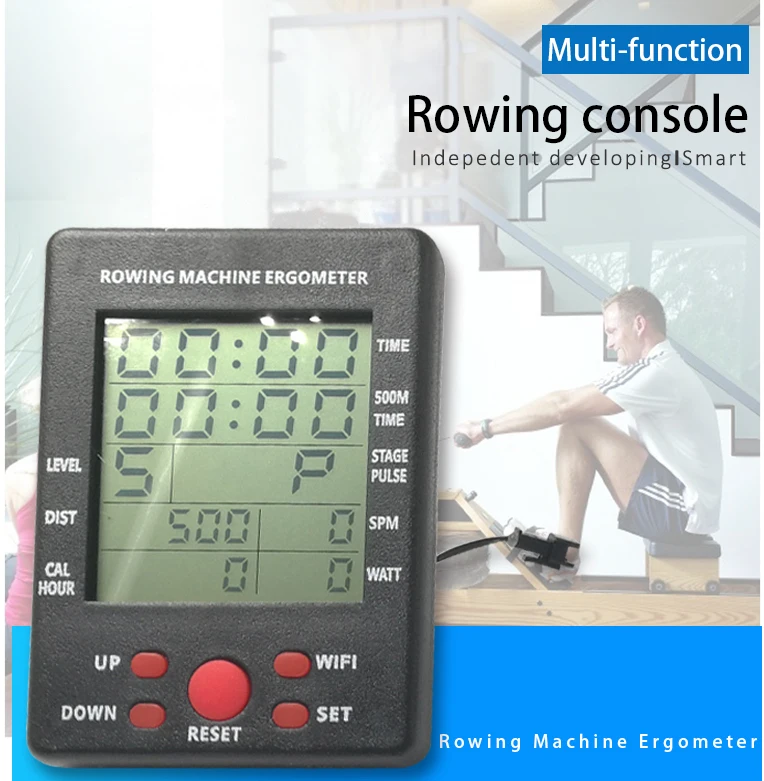 ZT Rowing Rower Machine Monitor for Gym Equipment Rower Monitor Cheap LCD Monitor Calorie Counter Digital Counter Meter