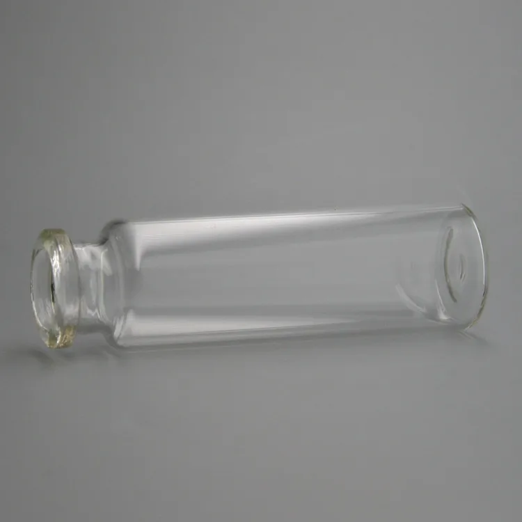 10 мл прозрачная Зажимная головка пустая в бутылку для образцов лабораторная стеклянная