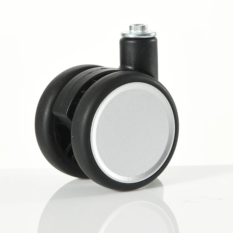 360 Degree Universal Plastic Rubber Double Wheel 50mm Luggage Suitcase