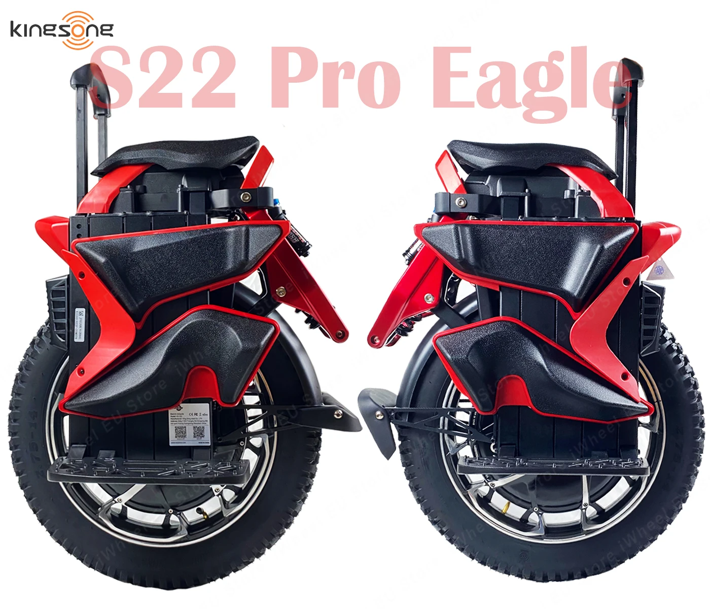 Kingsong S22 Pro - 4000W Electric Unicycle with 20inch Tires