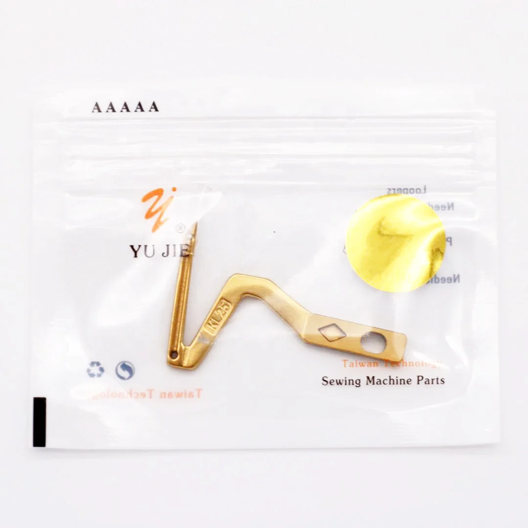 Yujie KL25 Gold Color Overlock Machine Looper for Siruba Sewing Machine Parts Lower Looper