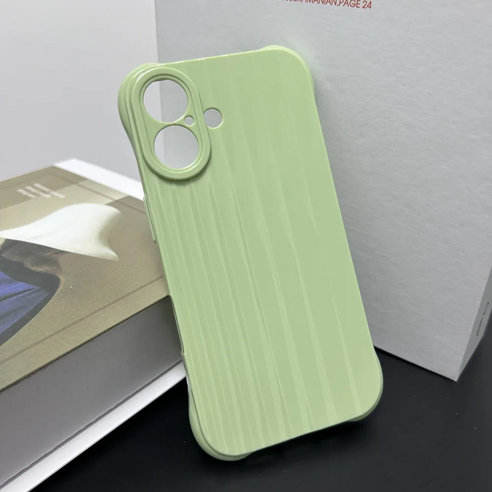 Tpu Phone Case For Iphone 16 Pro Max Plus Simple Cases Pure Colour Cover Travel Luggage Luxury Sjk512 Laudtec