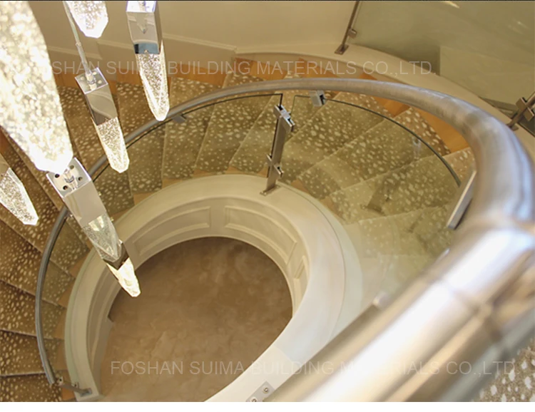 Fish Port Railing Modern Villa Frameless Glass Railing Ss304/316 Stainless Steel Fish ...