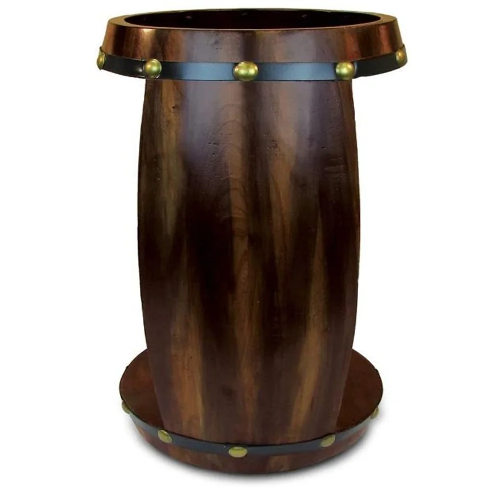 Wooden Wine Barrel,Capacity 8 Bottles,Decorative Barrelshaped Wine