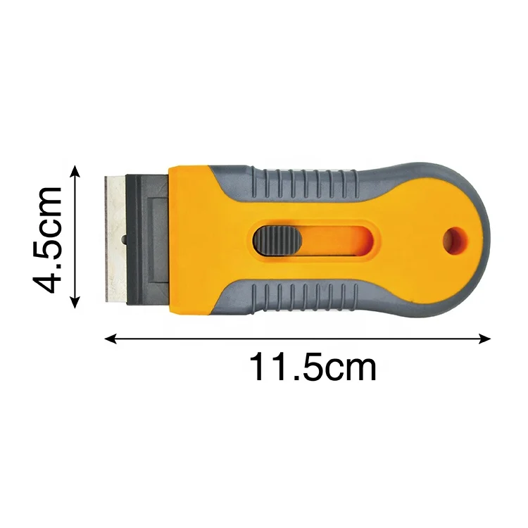 New Razor, 1PC Plastic Scraper Tool with 10PCS Plastic Blades for Removing  Glue, Sticker, Decals, Tint from Car Window and Glass