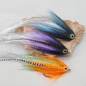 Multi-color Big-eye PVC Imitation Bait with Streamer, Mid-water Trout Fly Fishing Lure, Durable High Carbon Steel Fly Tackle – Lure – view 5