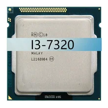 Used CPUs for Intel Core i3 7320 SR358 4.1GHz 4M Cache Dual-Core 51W LGA 1151 i3-7320 Processor for desktop pc