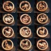 Pieza de animal del zodiaco (cada una) de aproximadamente 4*4 cm.