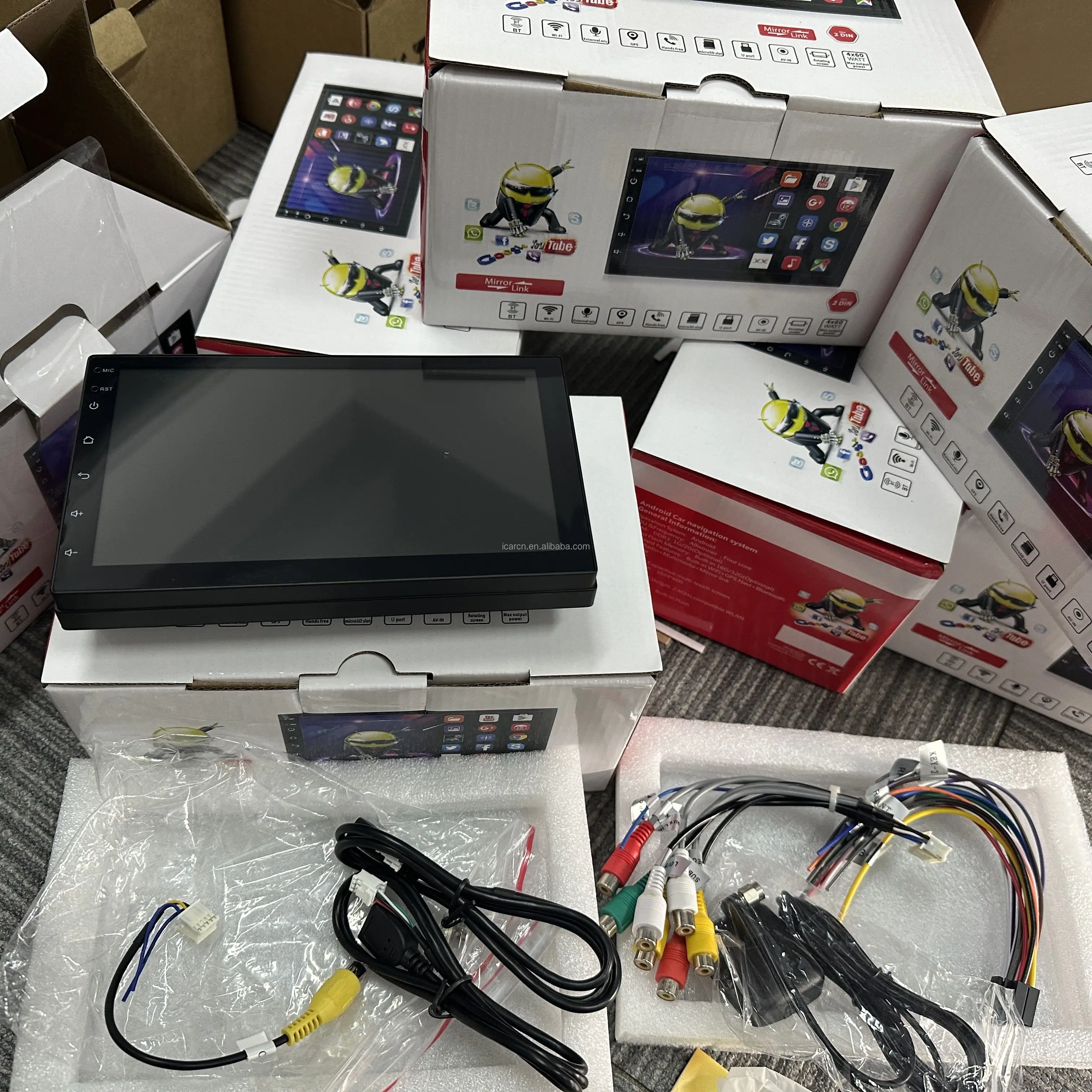 Universal Hd Display Touch Screen For Android 1 Din Car Dvd Player 7