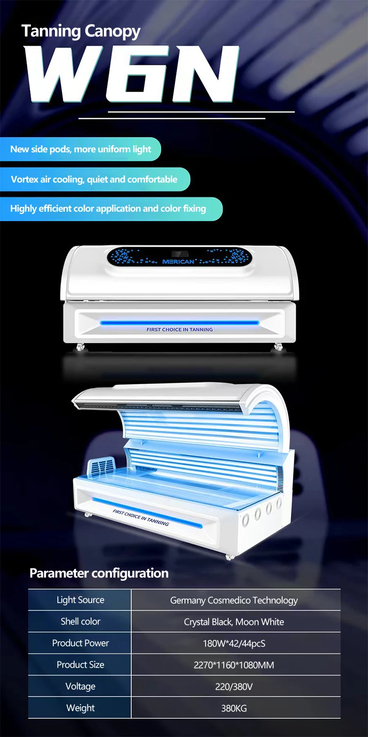 2024 Solarium Sunbed - UV Collagen Tanning Bed for Beauty
