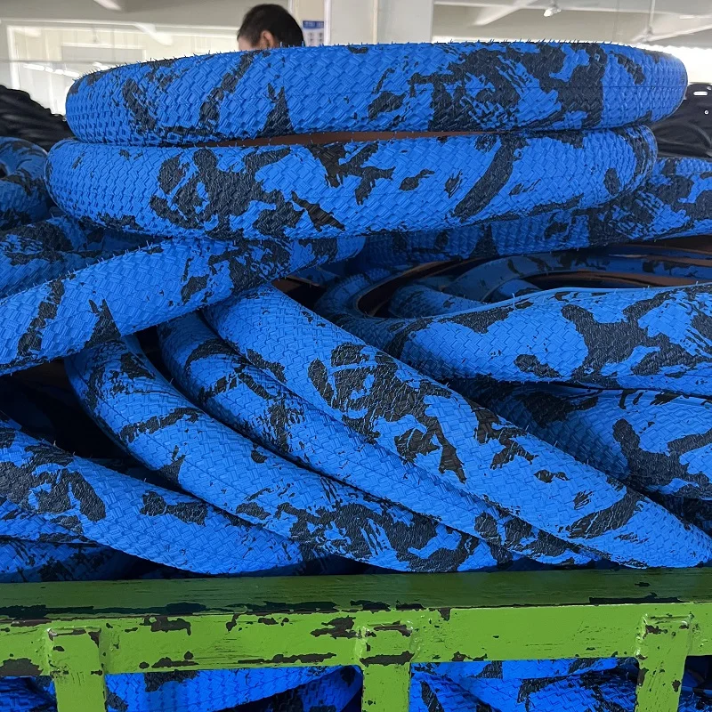 20x2.1 Unique Design Blue Color Camouflage Bicycle Tires for BMX in Various Sizes
