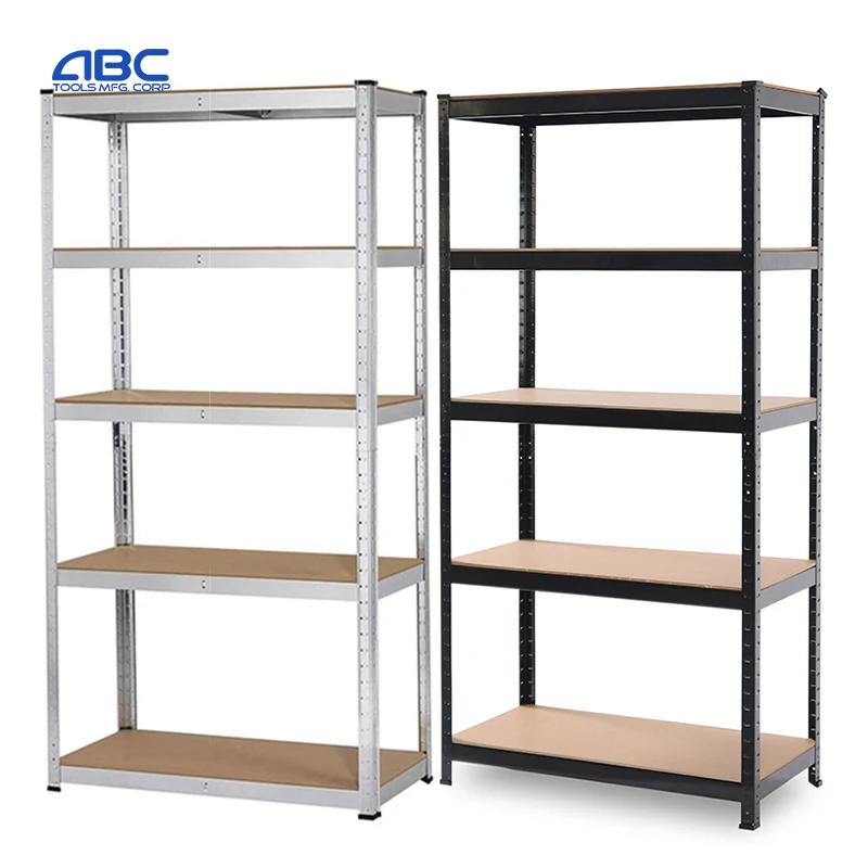 ABCTOOLS 5-Shelf Warehouse Storage Rivet Metal Rack Shelf with Cheap Price