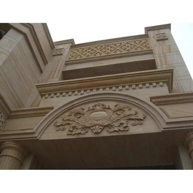 product natural yellow sandstone tiles for outdoor decorative exterior stone villa wall facing decoration-1