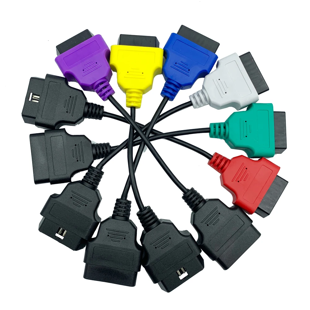 Obd-ii Diagnosewerkzeuge Obd Mercedes Alchiauto Multi Scan OBD2 ECU Yellow A3 Adapter Diagnosekabel Für Fi-at ECUScan Multi Scan Obd Bmw Bluetooth Bmw Obd Adapter