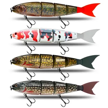 CHEERY Factory Direct Supply Live Bait Japanese Style 17/20 cm Sinking/Floating Multi-segment Swimbait Silicone Soft Tail – Soft Lure – view 5
