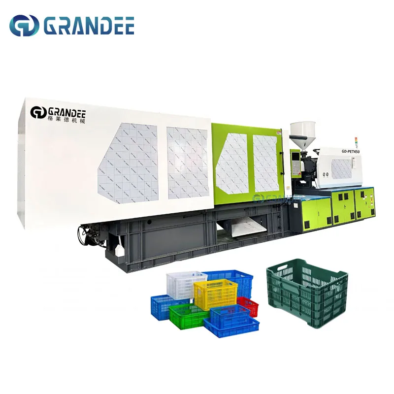 Automatic 650 ton plastic crate desktop injection molding machine