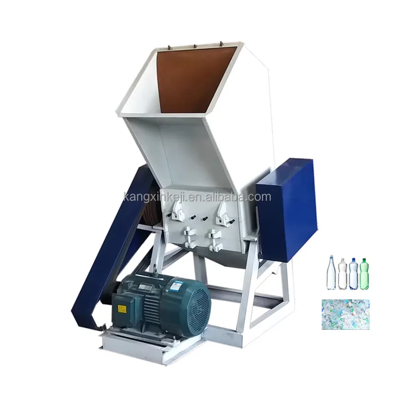 Automatic Waste with Cooling System Shredder Blades Recycling Plastic Pet Bottle Crusher Machine