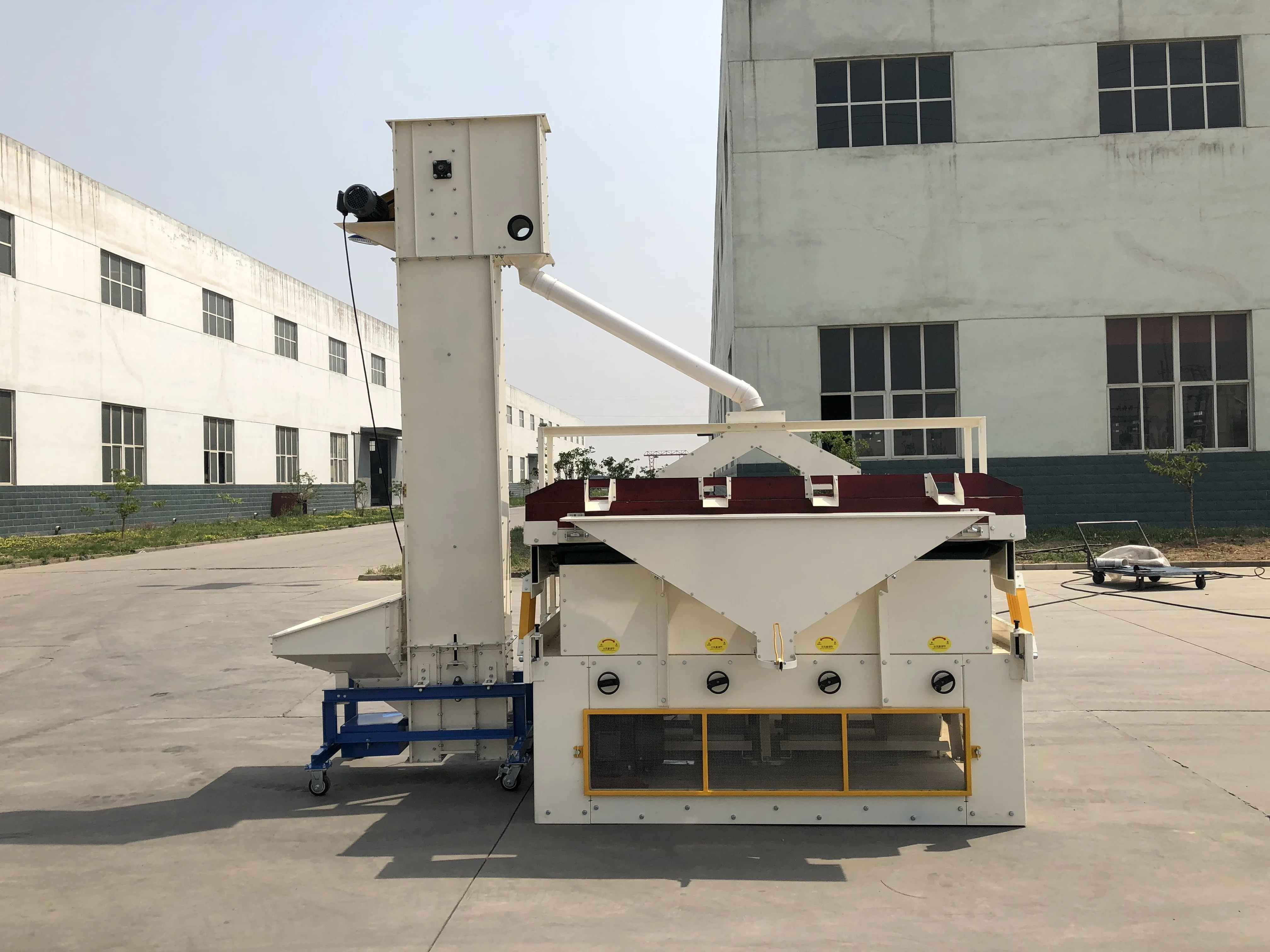 Soybean Destoner Palm Kernel Separator Rice to Stone Removing Machine