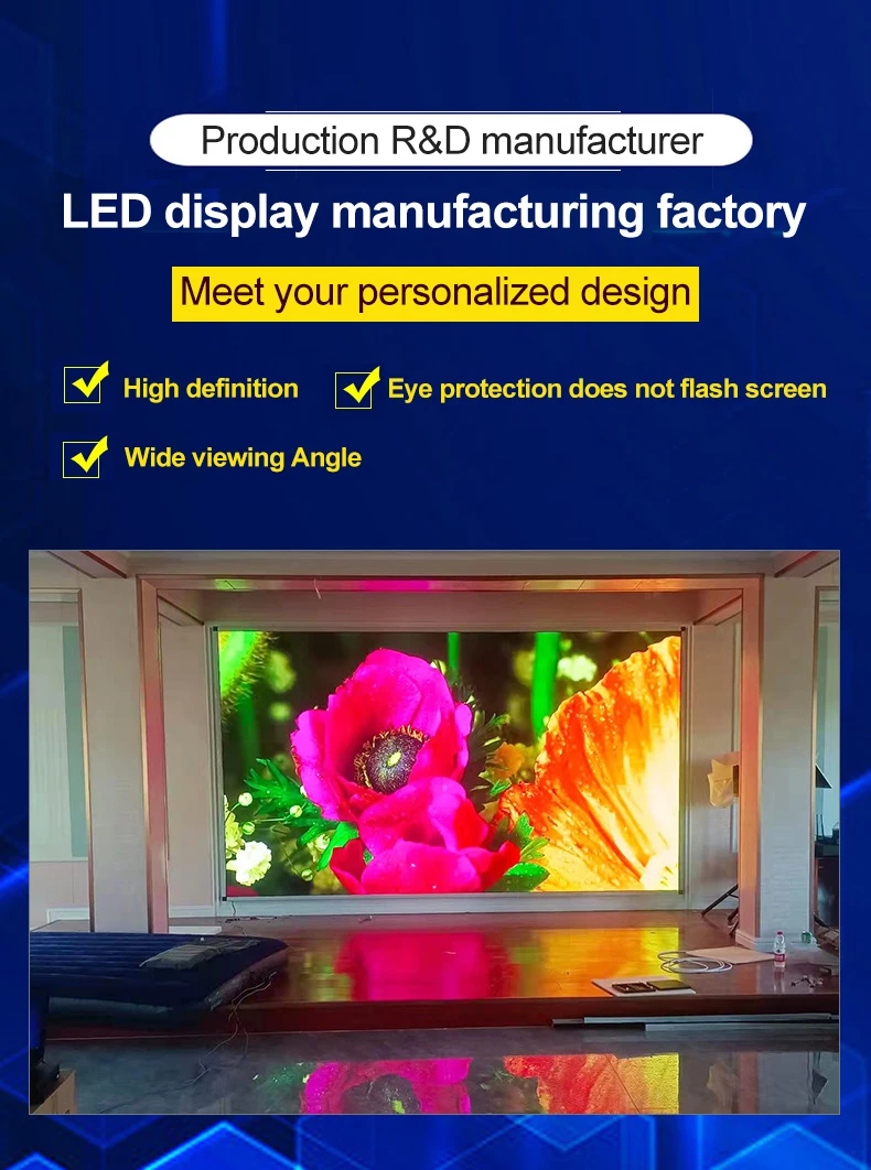 High Definition Led Video Wall Screen P2.6 P2.9 P3.91 P4.81 Indoor