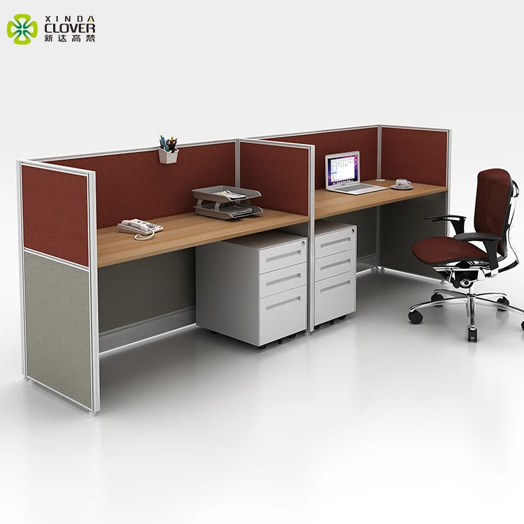 Office Partition Design Modular Furniture Face to Face 2 Peoson Interior Office Workstation Partition
