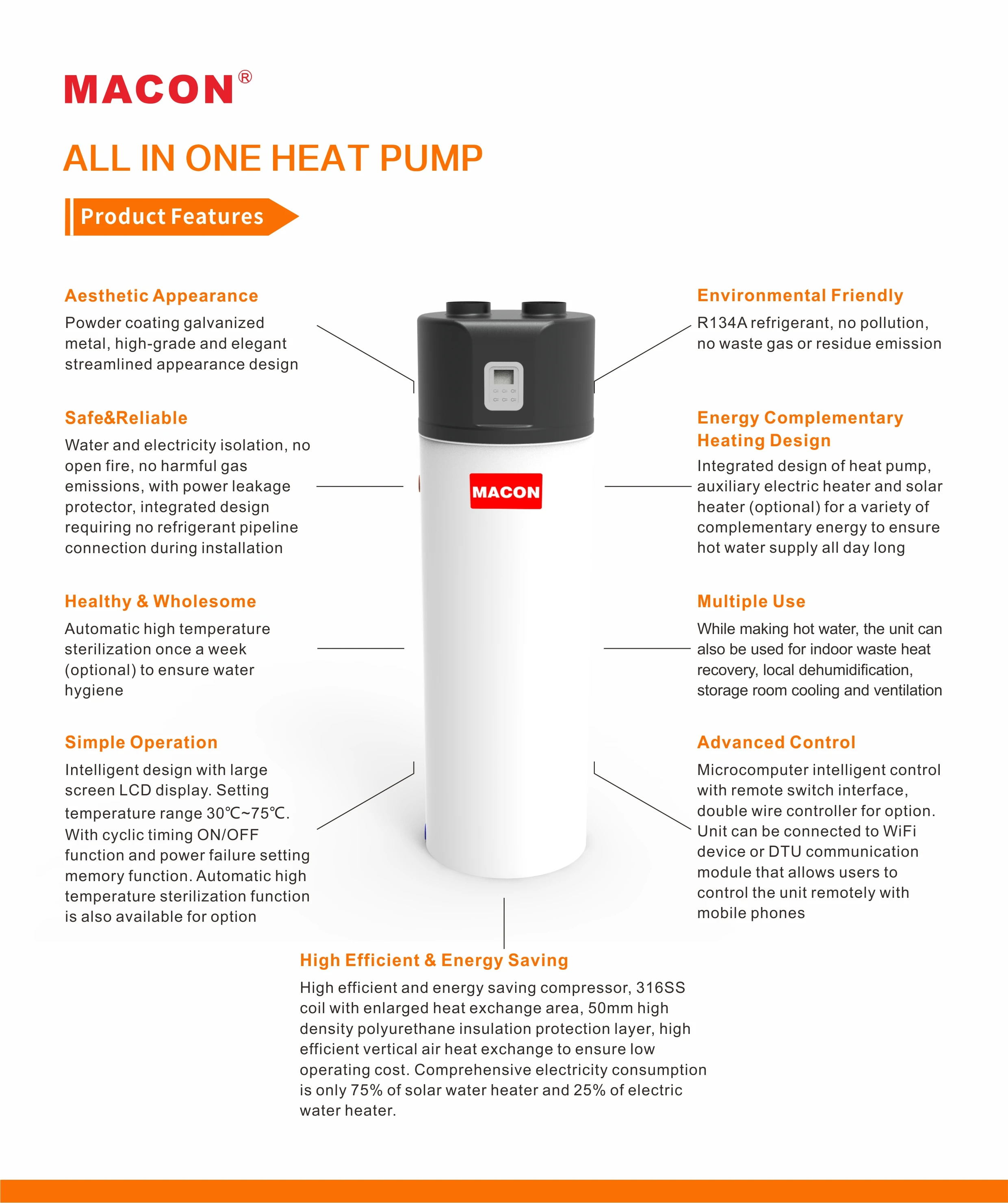 Macon Air Source Heat Pump Efficient Hot Water Solutions