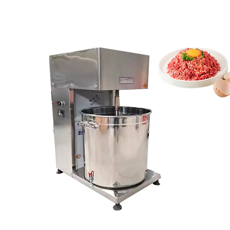 Commercial Large-Capacity Electric Meat Mixer Powerful Type60 Meat Mincer
