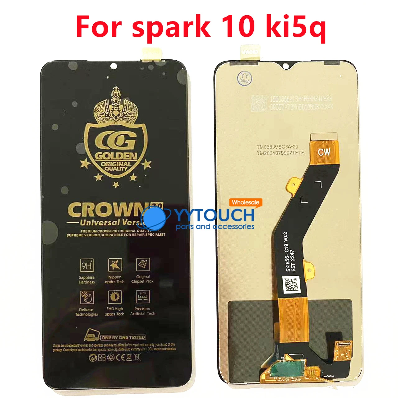 For Tecno Spark 10C KI5K Spark 10 KI5Q 5G KI8 LCD Display Touch Screen