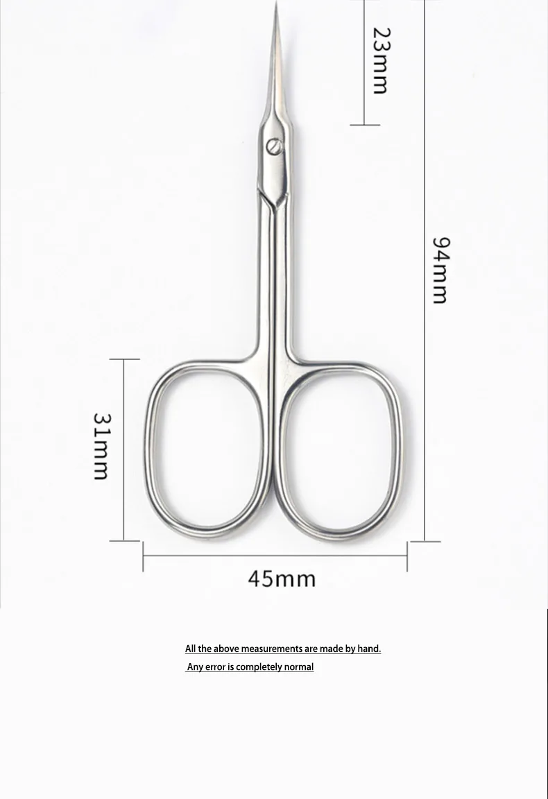 product original factory professional curved tip dead skin remover cuticle nail scissors-10