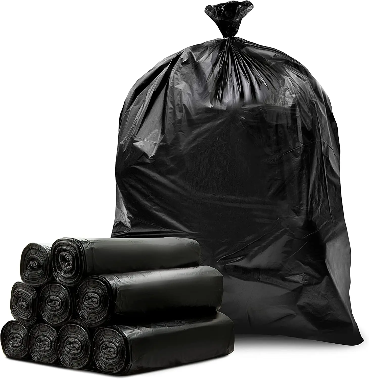 Biodegradable Heavy Duty Cornstarch Gallon Gallon 13 Gallon 30 Gallon  Compostable Ecological Garbage Bag Black Trash Bags - Main Image